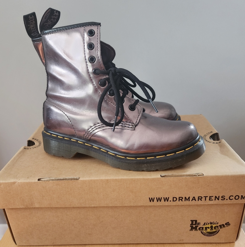 Dr. Martens Metallic Boots